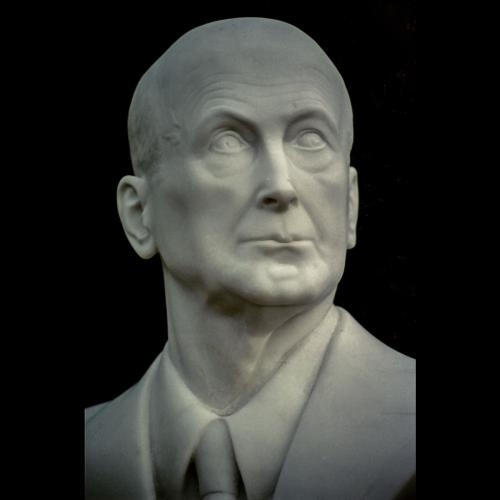 BUSTE DE PIERRE-CHRISTIAN TAITTINGER - MARBRE DE CARRARE- DE FAYKOD