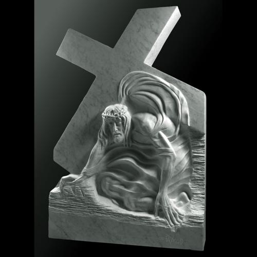 VII. STATION - CHEMIN DE CROIX DE LA RÉSURRECTION - À LOURDES DE MARIA DE FAYKOD 