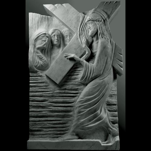 VIII. STATION - CHEMIN DE CROIX DE LA RÉSURRECTION - À LOURDES DE MARIA DE FAYKOD 