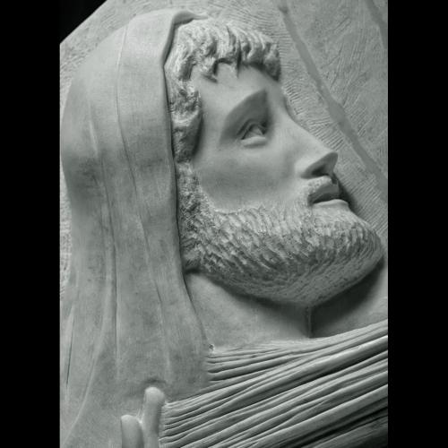 CHEMIN DE CROIX À LOURDES DE MARIA DE FAYKOD -  17. STATION (DÉTAIL)