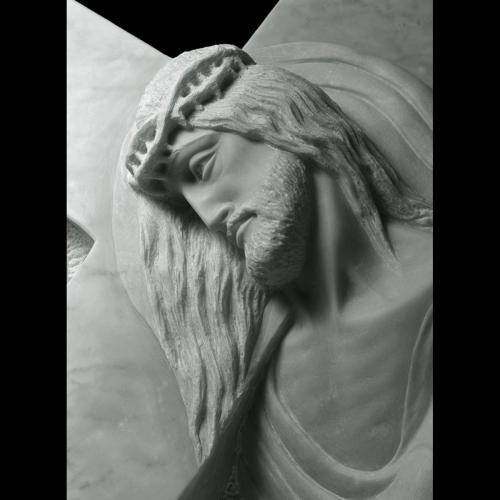 CHEMIN DE CROIX À LOURDES DE MARIA DE FAYKOD  2. STATION (DÉTAIL)