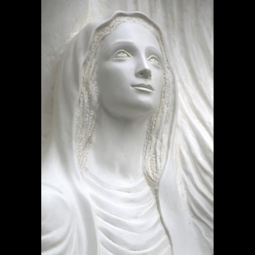 Sainte Famille  (détail) sculpture de Maria de Faykod